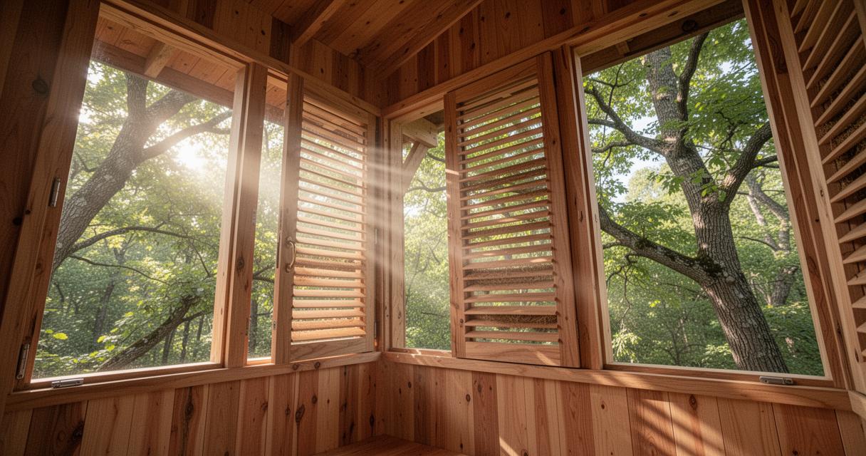 Astuces et systèmes ingénieux : maîtriser la ventilation naturelle pour cabanes perchées en hauteur